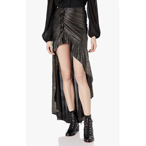 NWT House of Harlow x Revolve Multi Colored Rainbow High Low Skirt